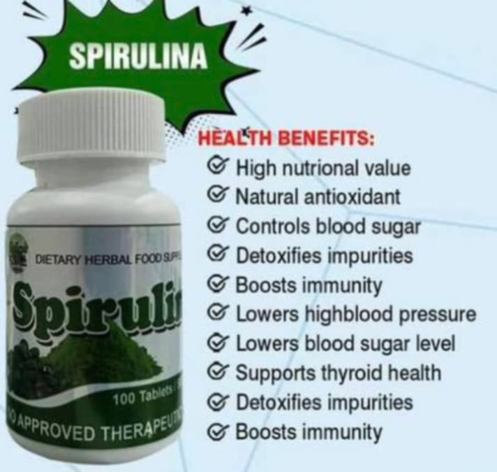 ORGANIC SPIRULINA (100Tablets)